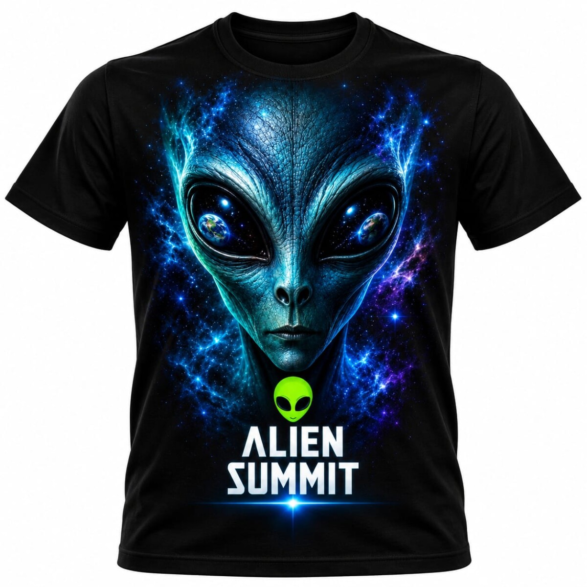 Camiseta Alien Summit – Contato Cósmico 👽✨